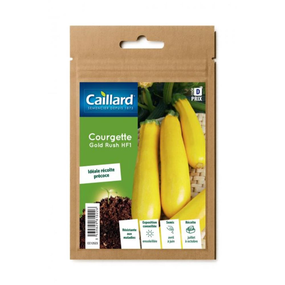 COURGETTE GOLD RUSH HYBR. F1